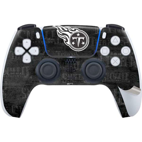NFL Tennessee Titans Black & White PS5 Pro Bundle Skin
