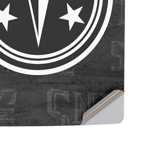NFL Tennessee Titans Black & White PS5 Pro Disk Console Skin