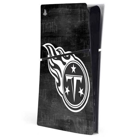 NFL Tennessee Titans Black & White PS5 Slim Digital Edition Console Skin