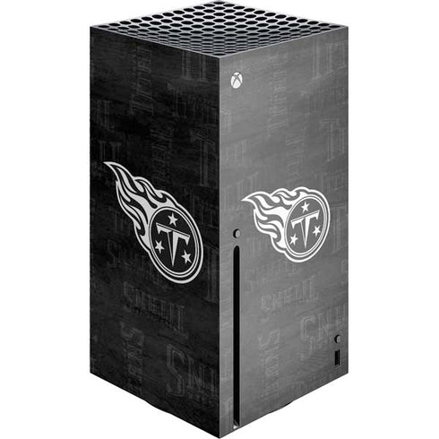 NFL Tennessee Titans Black & White Xbox Series X Skins
