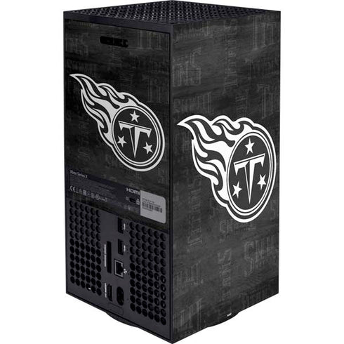 NFL Tennessee Titans Black & White XBox Series X Digital Edition Bundle Skin