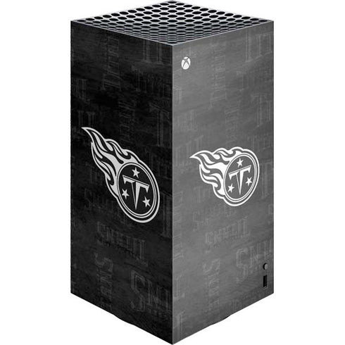 NFL Tennessee Titans Black & White XBox Series X Digital Edition Console Skin
