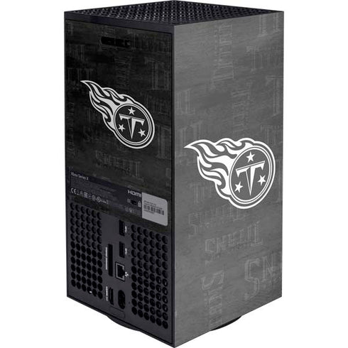 NFL Tennessee Titans Black & White XBox Series X Digital Edition Console Skin