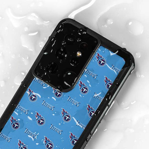 NFL Tennessee Titans Blitz Series Galaxy S24 Ultra Waterproof Case