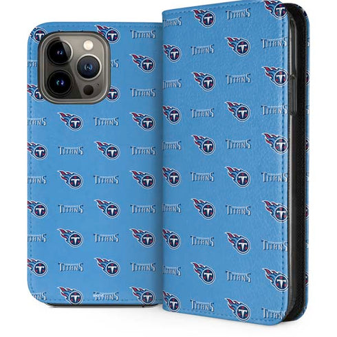 NFL Tennessee Titans Blitz Series iPhone 14 Pro Max Folio Case
