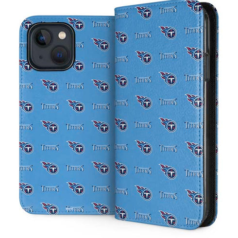 NFL Tennessee Titans Blitz Series iPhone 15 Plus Folio Case