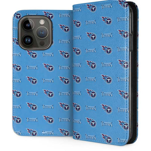 NFL Tennessee Titans Blitz Series iPhone 15 Pro Folio Case