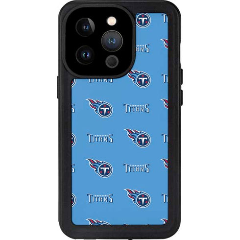 NFL Tennessee Titans Blitz Series iPhone 15 Pro Waterproof Case