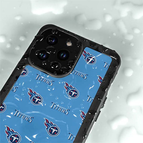 NFL Tennessee Titans Blitz Series iPhone 15 Pro Waterproof Case