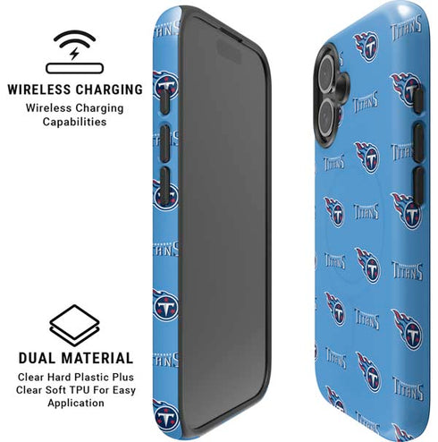 NFL Tennessee Titans Blitz Series iPhone 16 Magsafe Impact Case