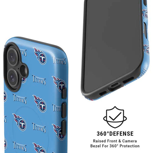 NFL Tennessee Titans Blitz Series iPhone 16 Plus Magsafe Impact Case