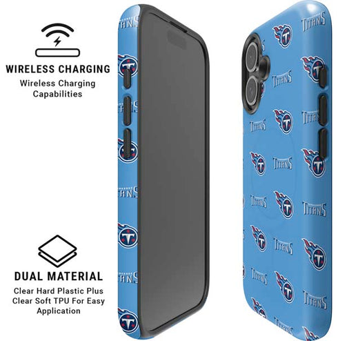 NFL Tennessee Titans Blitz Series iPhone 16 Plus Magsafe Impact Case