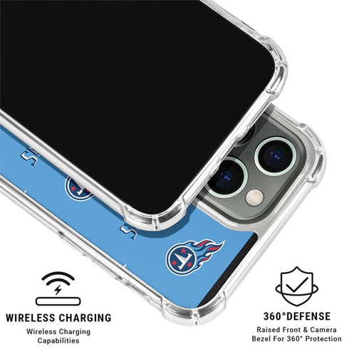 NFL Tennessee Titans Blitz Series iPhone 16 Pro Max Clear Case