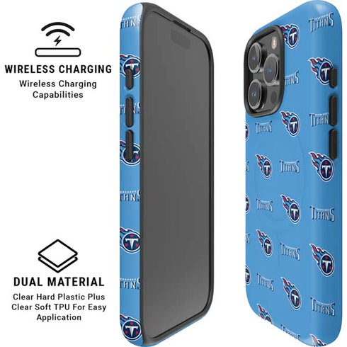 NFL Tennessee Titans Blitz Series iPhone 16 Pro Max Magsafe Impact Case