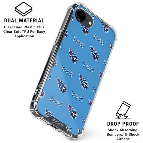 NFL Tennessee Titans Blitz Series iPhone 16e Clear Case
