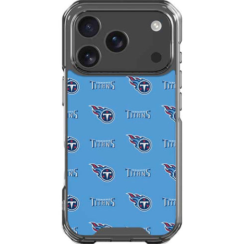 NFL Tennessee Titans Blitz Series iPhone 18 Pro Clear Case