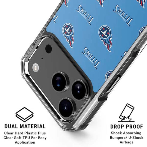 NFL Tennessee Titans Blitz Series iPhone 18 Pro Clear Case