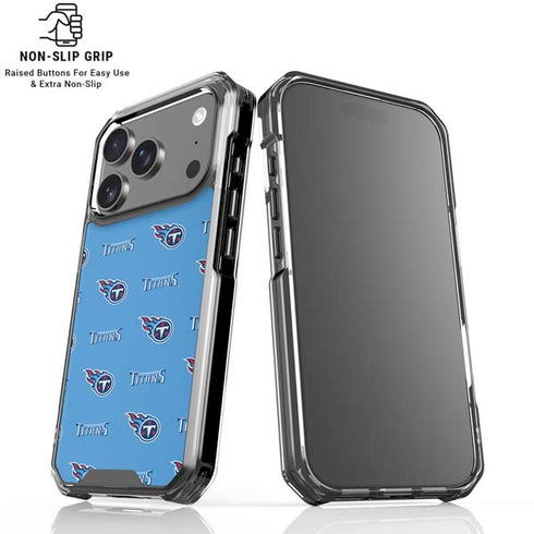 NFL Tennessee Titans Blitz Series iPhone 18 Pro Clear Case