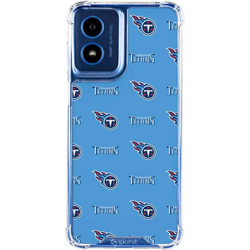 NFL Tennessee Titans Blitz Series Moto G 5G (2024) Clear Case