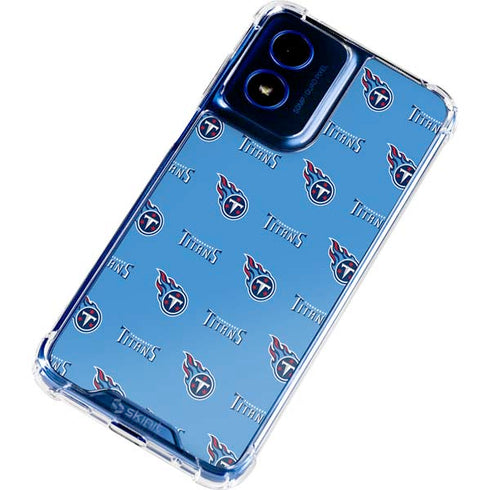 NFL Tennessee Titans Blitz Series Moto G 5G (2024) Clear Case