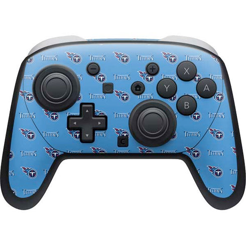 NFL Tennessee Titans Blitz Series Nintendo Switch 2 (2025) Pro Controller Skin