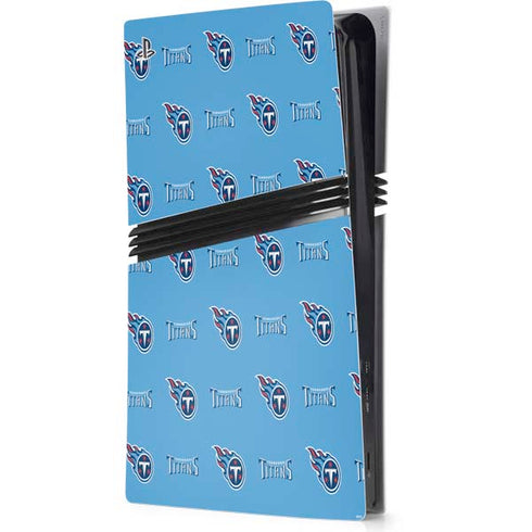 NFL Tennessee Titans Blitz Series PS5 Pro Console Skin
