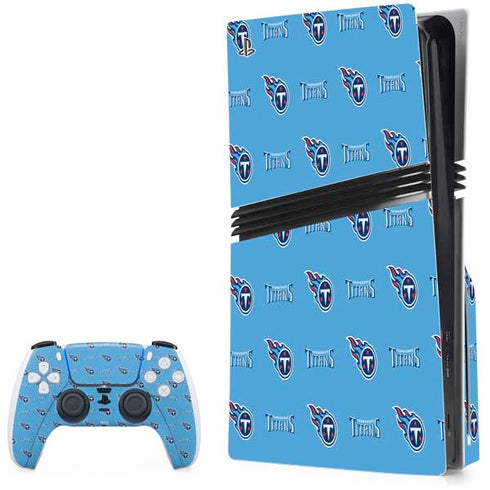 NFL Tennessee Titans Blitz Series PS5 Pro Disk Bundle Skin