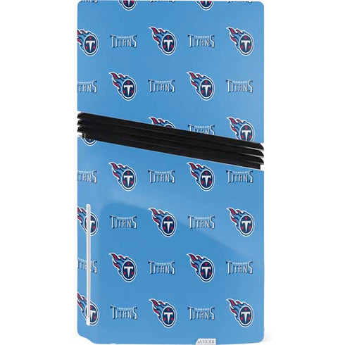 NFL Tennessee Titans Blitz Series PS5 Pro Disk Console Skin