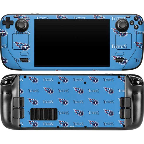 NFL Tennessee Titans Blitz Series Steam Deck Handheld Gaming Computer OLED Skin