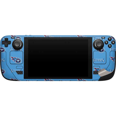 NFL Tennessee Titans Blitz Series Steam Deck Handheld Gaming Computer Skin