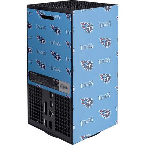 NFL Tennessee Titans Blitz Series XBox Series X Digital Edition Console Skin