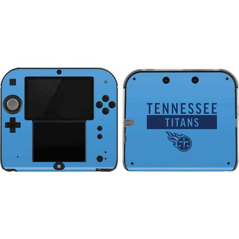 NFL Tennessee Titans Blue Performance Series Nintendo Skins