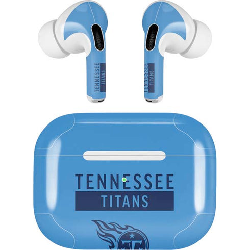NFL Tennessee Titans Blue Performance Series AirPods Skins