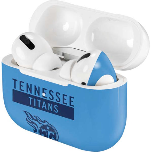 NFL Tennessee Titans Blue Performance Series AirPods Skins