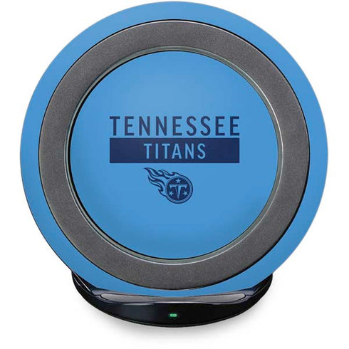 NFL Tennessee Titans Blue Performance Series Fast Charge Wireless Charging Stand Skin
