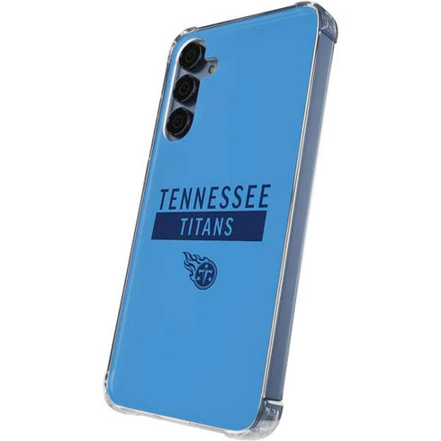 NFL Tennessee Titans Blue Performance Series Galaxy A55 5G Clear Case