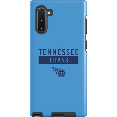 NFL Tennessee Titans Blue Performance Series Galaxy Note 10 Pro Case