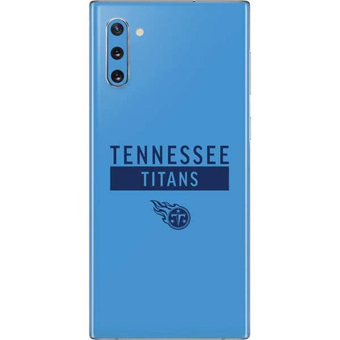 NFL Tennessee Titans Blue Performance Series Galaxy Note 10 Skin