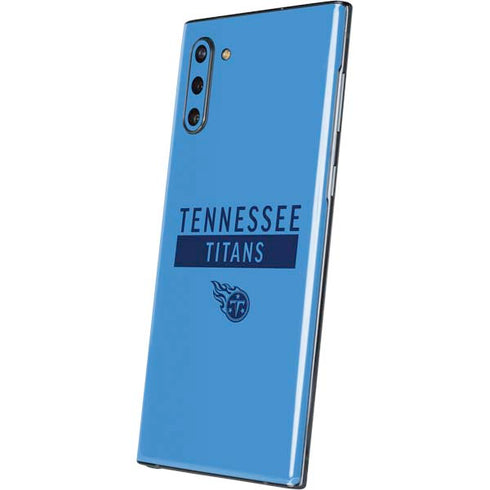NFL Tennessee Titans Blue Performance Series Galaxy Note 10 Skin