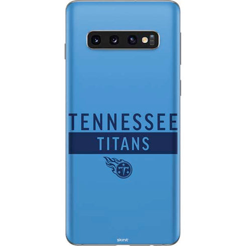 NFL Tennessee Titans Blue Performance Series Galaxy S10 Skin
