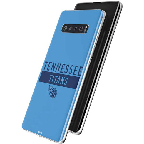 NFL Tennessee Titans Blue Performance Series Galaxy S10 Skin