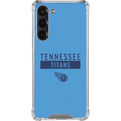 NFL Tennessee Titans Blue Performance Series Galaxy S24 FE Clear Case