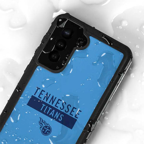 NFL Tennessee Titans Blue Performance Series Galaxy S24 Plus Waterproof Case