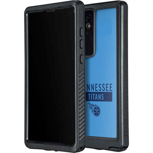 NFL Tennessee Titans Blue Performance Series Galaxy S24 Ultra Waterproof Case