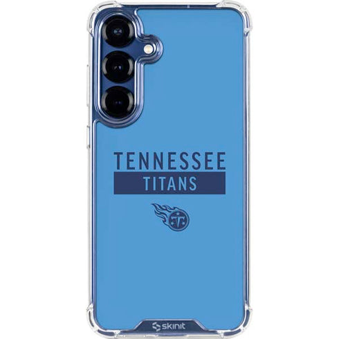 NFL Tennessee Titans Blue Performance Series Galaxy S25 Plus Clear Case