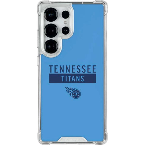 NFL Tennessee Titans Blue Performance Series Galaxy S25 Ultra Clear Case