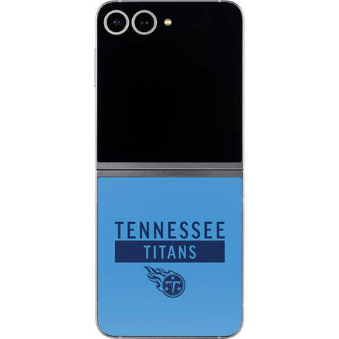 NFL Tennessee Titans Blue Performance Series Galaxy Z Flip6 Skin