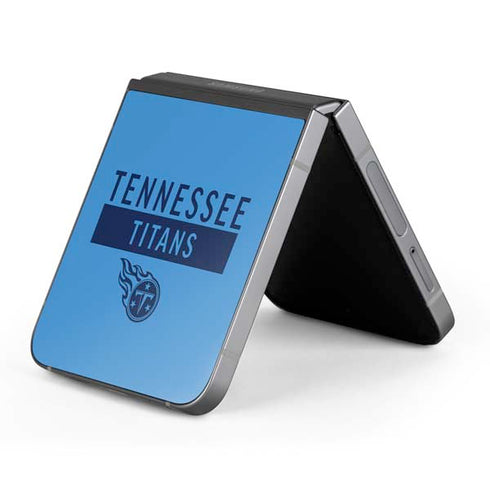 NFL Tennessee Titans Blue Performance Series Galaxy Z Flip6 Skin