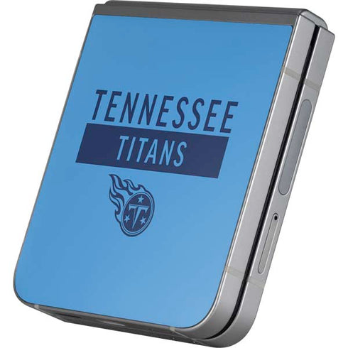 NFL Tennessee Titans Blue Performance Series Galaxy Z Flip6 Skin