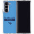 NFL Tennessee Titans Blue Performance Series Galaxy Z Fold5 5G Clear Case
